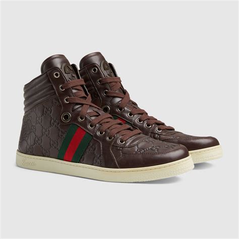 high gucci sneakers|gucci sneakers high tops.